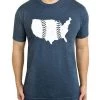 Baseballism United Seams Navy T-Shirt (Men’s)