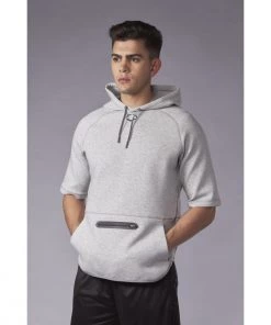 Evoshield Men’s Pro Team Short Sleeve Hoodie – Grey